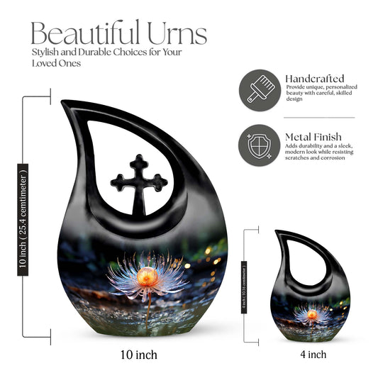 Lilly Flower themed Cross Drop design