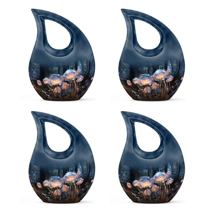 10-inch Lilly Flower Urn with Cross Drop design