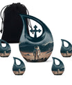 10-inch Cross Drop Astronaut Urn made 