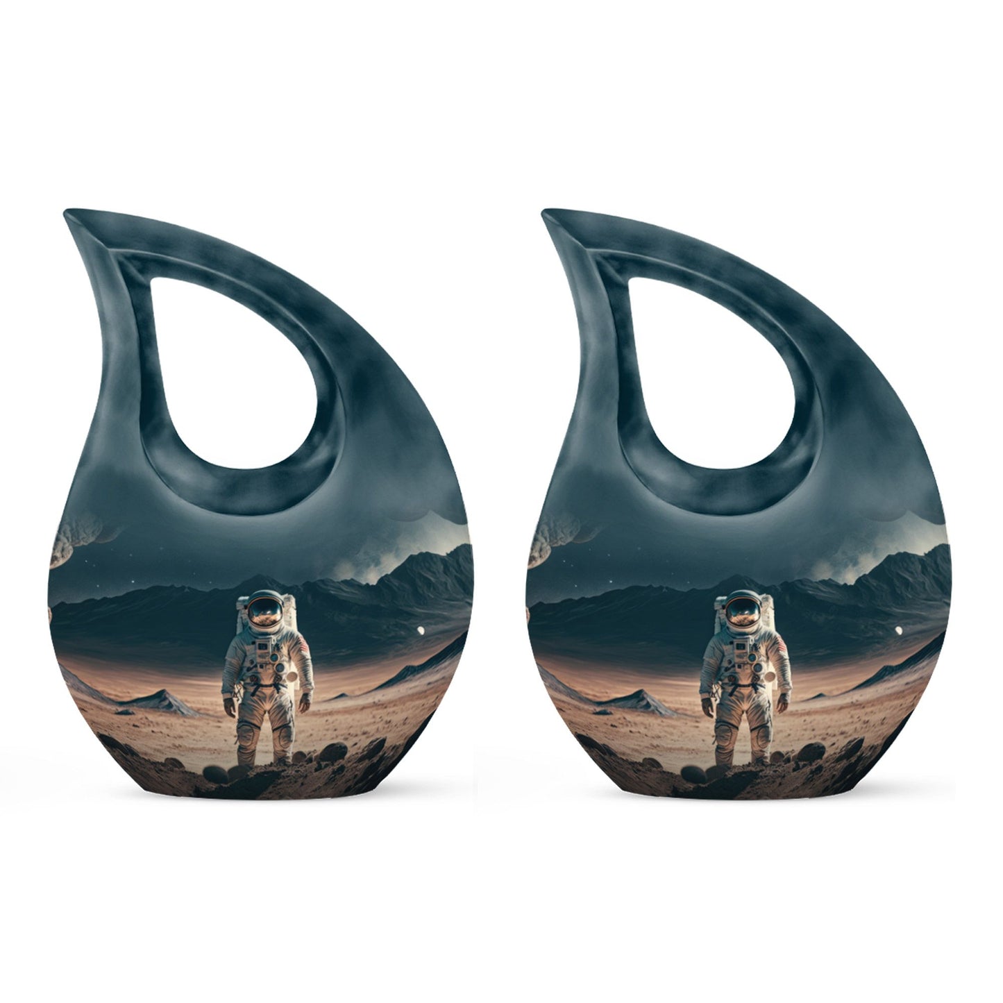 10-inch Cross Drop Astronaut Urn made 