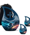 10-inch Astronaut Urn with Cross Drop design, comes 