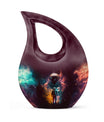 Astronaut-themed Cross Drop companion urn