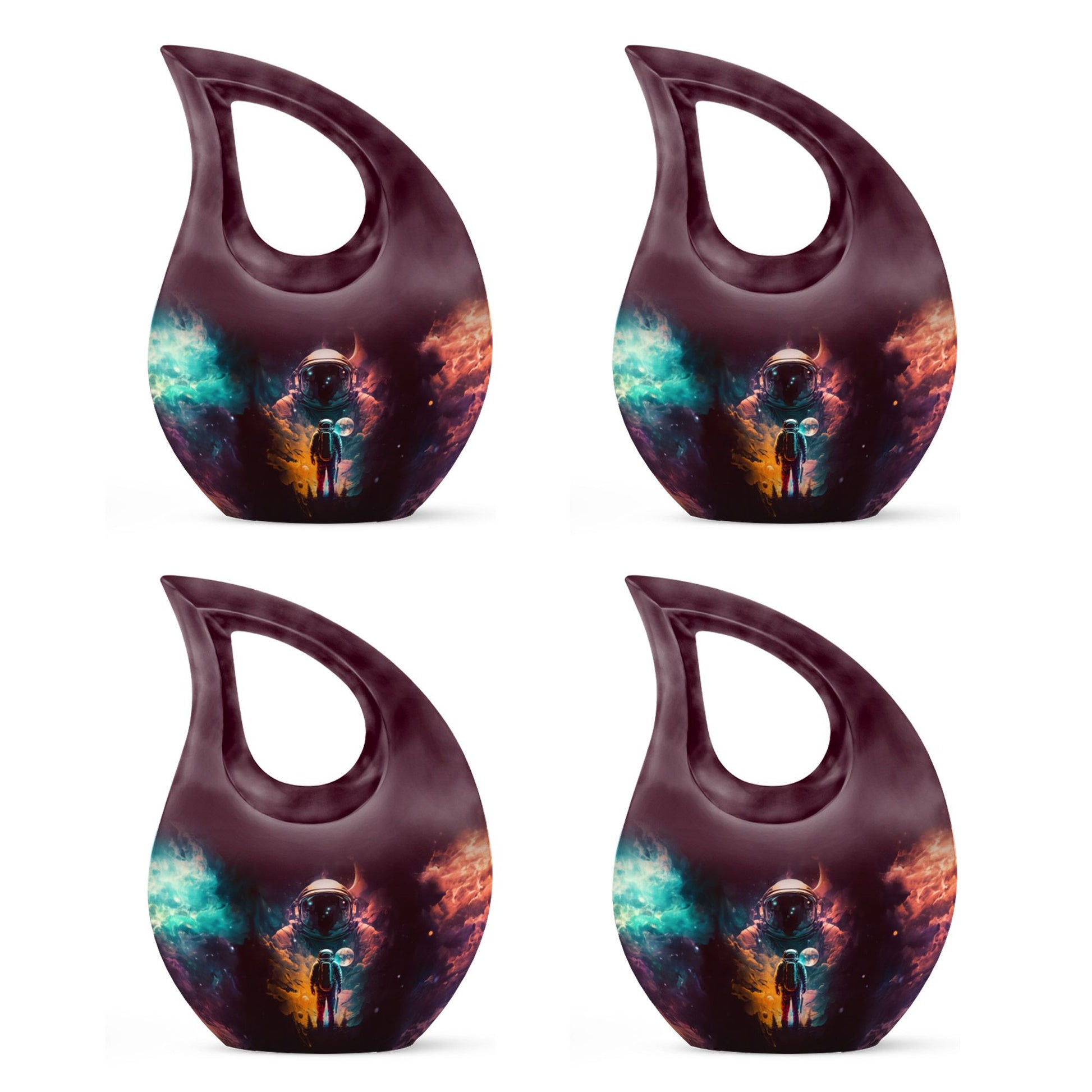 Astronaut-themed Cross Drop companion urn