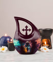 Astronaut-themed Cross Drop companion urn