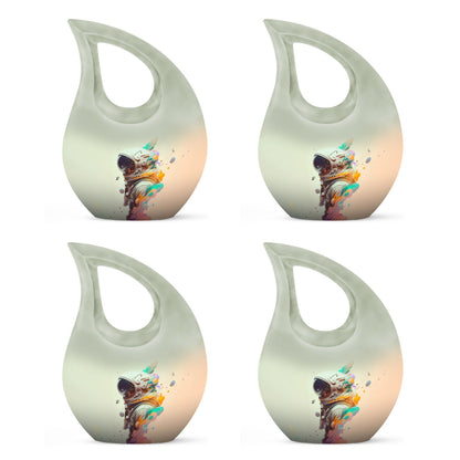 10 inch Astronaut Memorial Urn with Cross Drop design, 