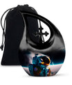 10-inch Astronaut themed aluminum burial urn