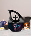 10-inch Astronaut Urn with Cross Drop design, 
