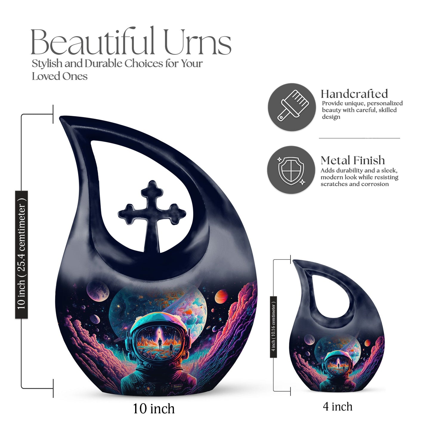 10-inch Astronaut themed Cross Drop design