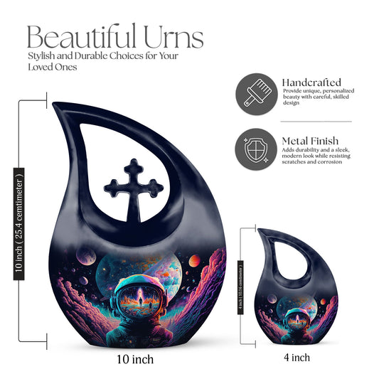 10-inch Astronaut themed Cross Drop design