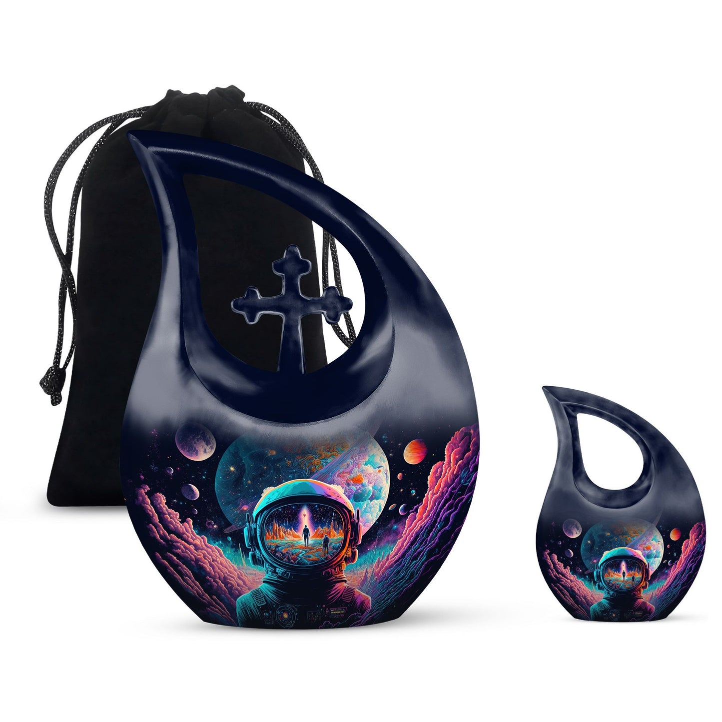 10-inch Astronaut themed Cross Drop design