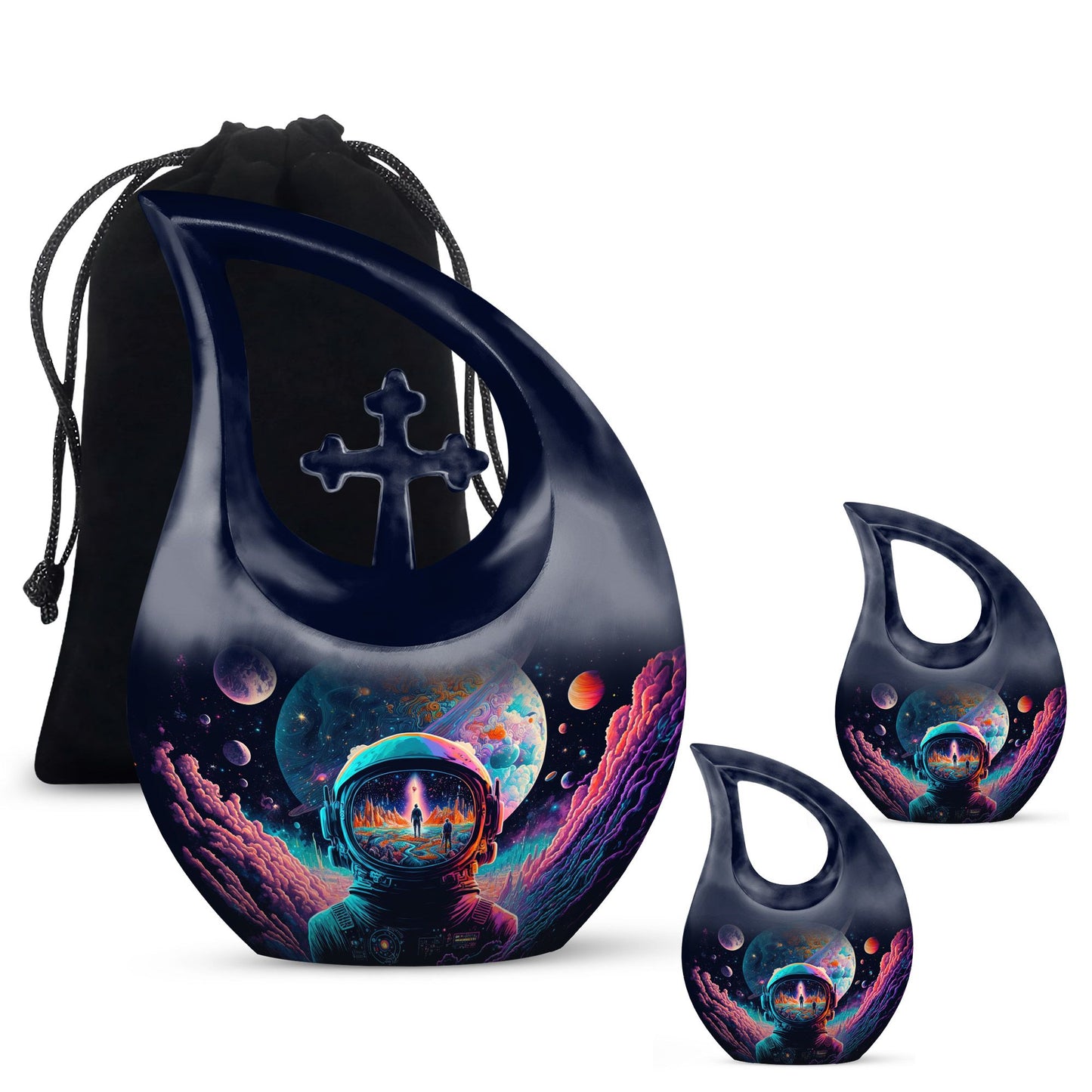10-inch Astronaut themed Cross Drop design