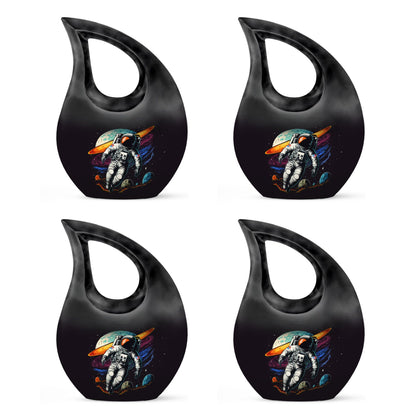10-inch Astronaut urn featuring cross drop design, 