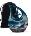 10-inch Astronaut Urn with Cross Drop design,