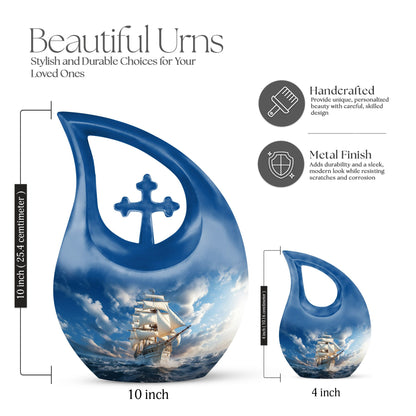 10-Inch Ship Design Cross Drop Biodegradable 