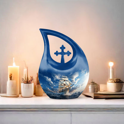 10-Inch Ship Design Cross Drop Biodegradable 