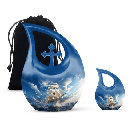 10-Inch Ship Design Cross Drop Biodegradable 