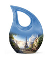 10-inch Eiffel Tower urn, cross drop design 