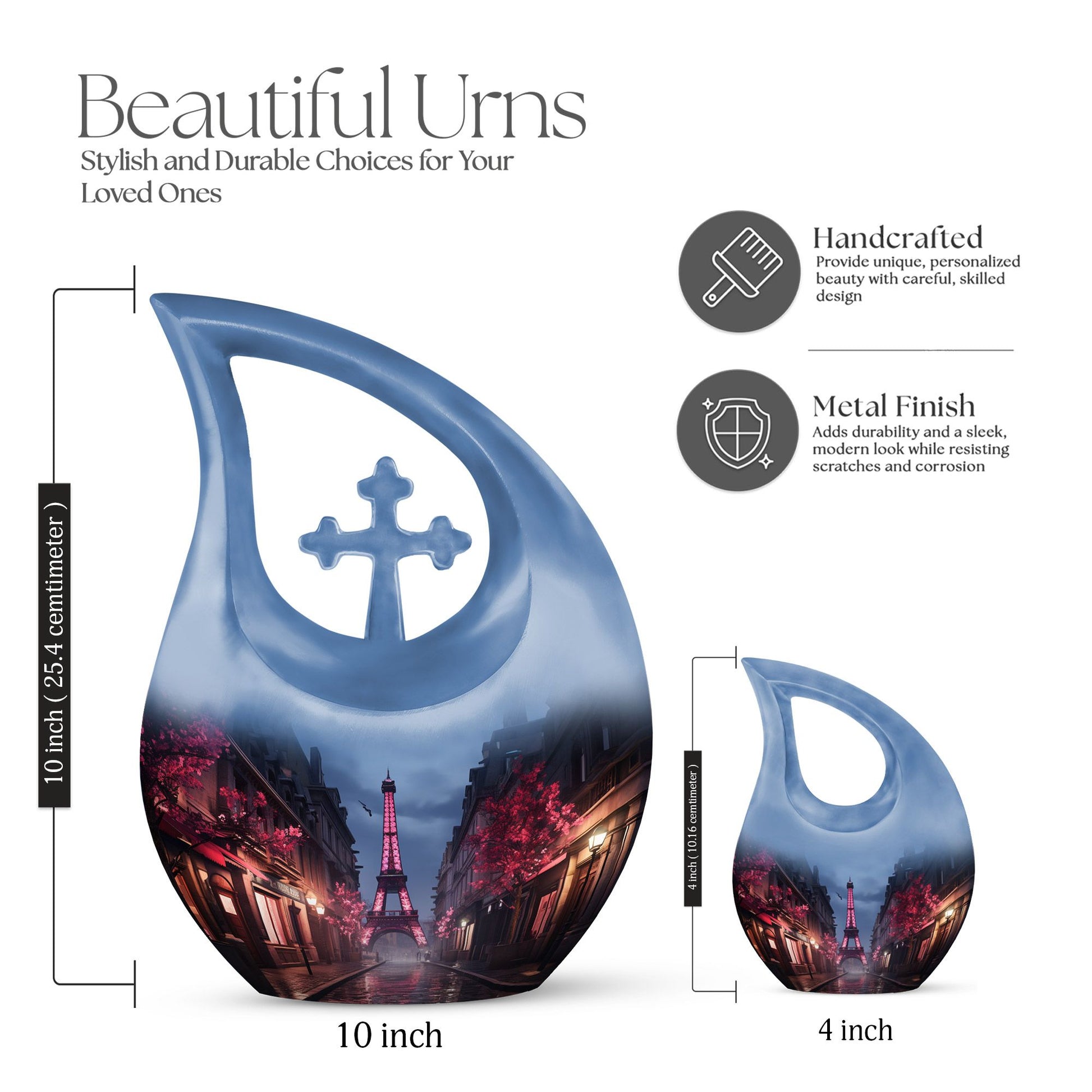 Eiffel Tower cremation urn for adults