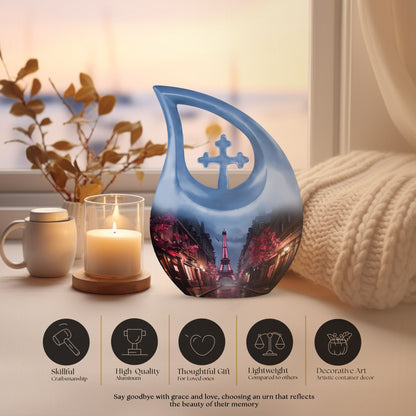 Eiffel Tower cremation urn for adults