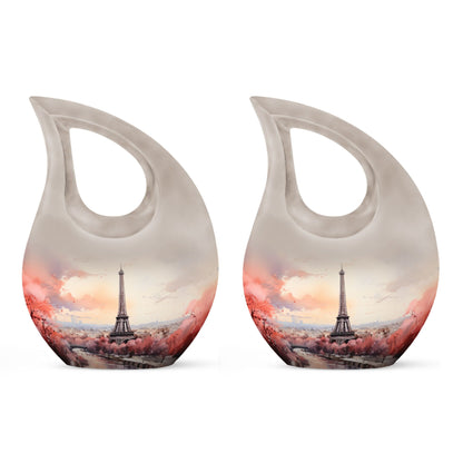 Eiffel Tower-themed Aluminium Mini Urn