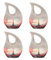 Eiffel Tower-themed Aluminium Mini Urn