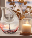 Eiffel Tower-themed Aluminium Mini Urn
