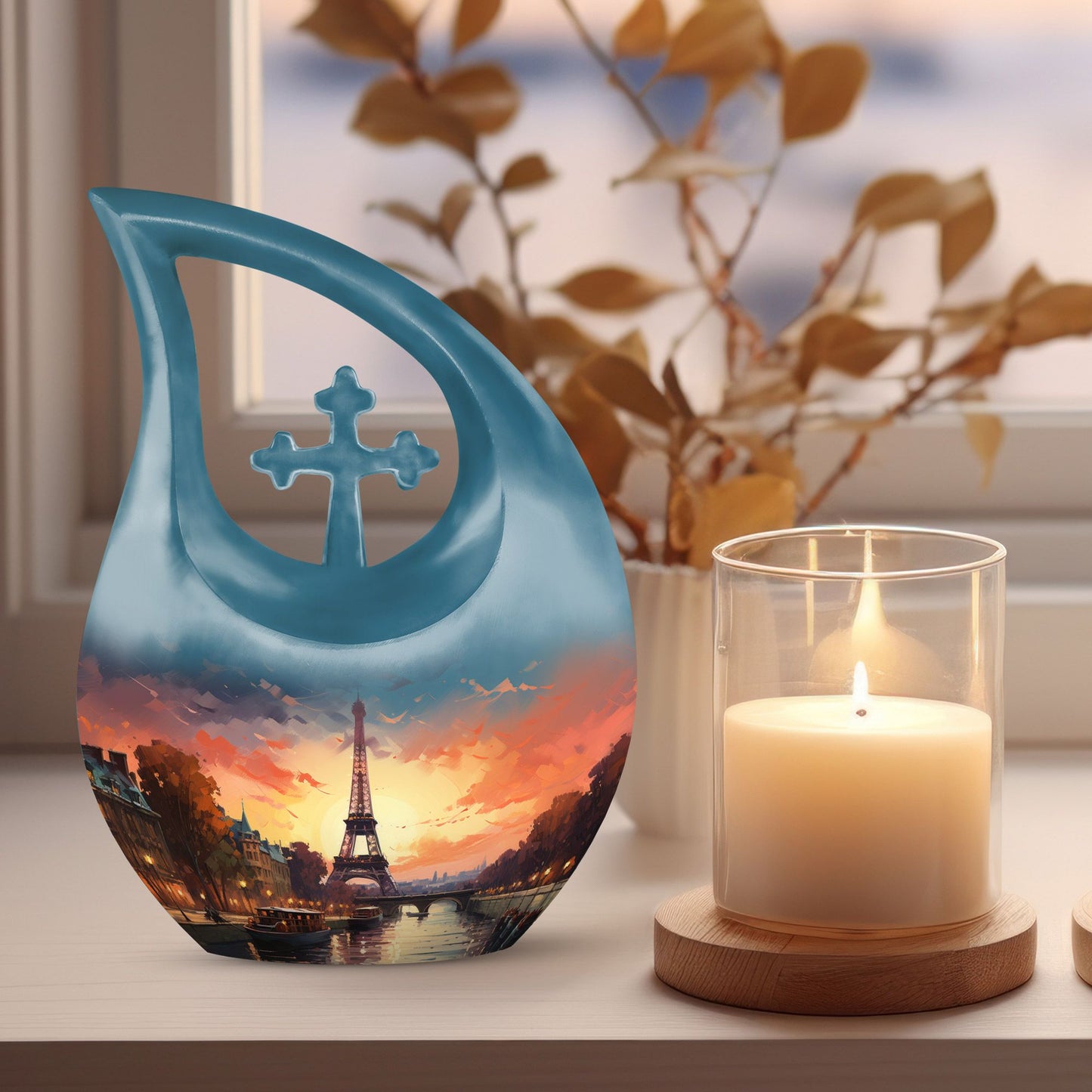 Eiffel Tower urn