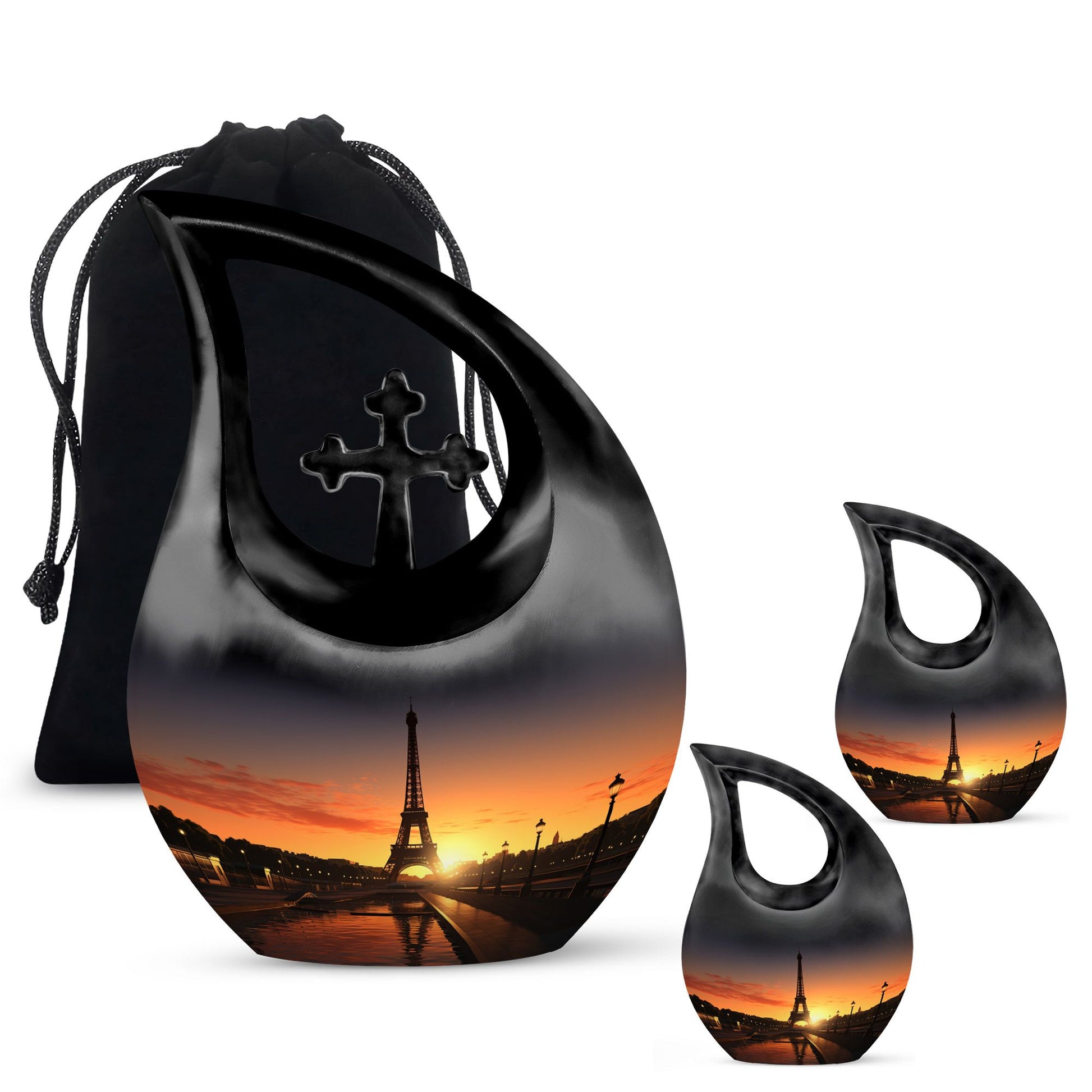 Eiffel Tower Mini Urn