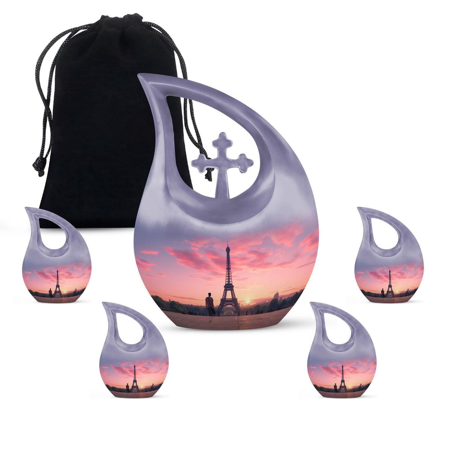 Eiffel Tower urn for ashes