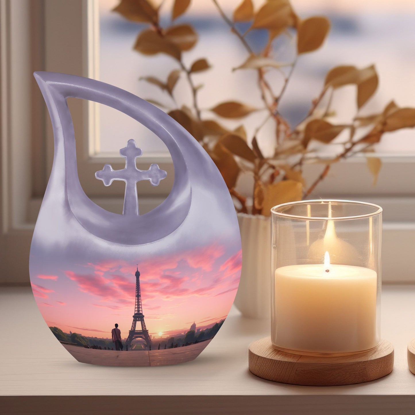 Eiffel Tower urn for ashes