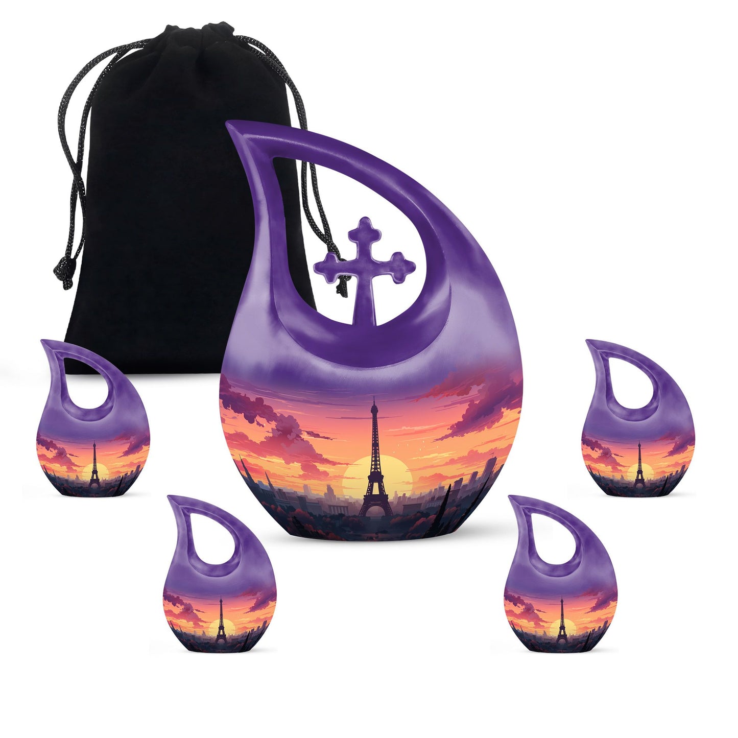 Eiffel Tower urn