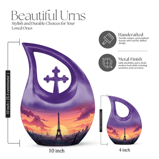 Eiffel Tower urn