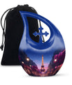 10 inch Eiffel Tower themed Cremation Urn 