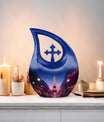 10 inch Eiffel Tower themed Cremation Urn 