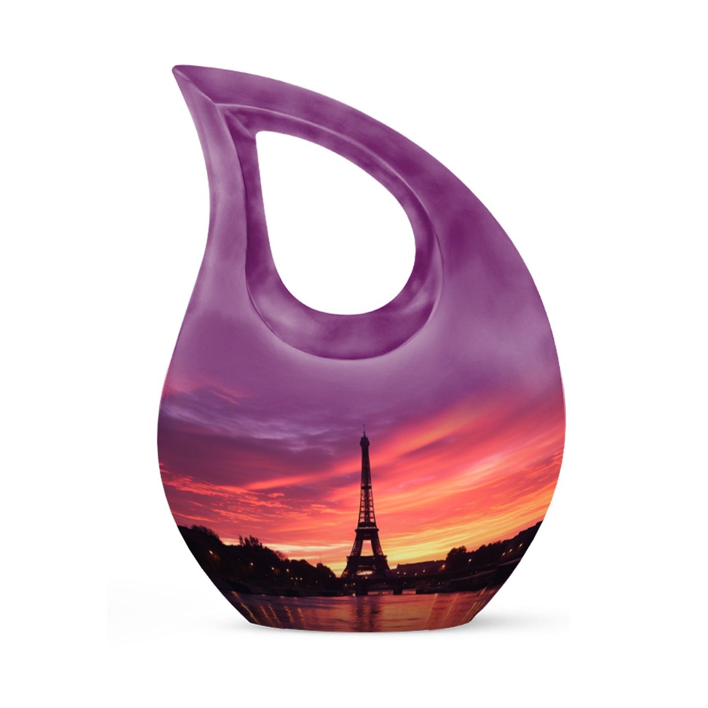 10 inch Eiffel Tower themed Urn
