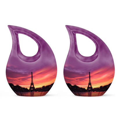 10 inch Eiffel Tower themed Urn