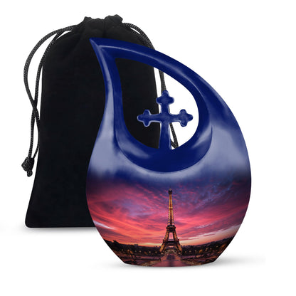 10 inch Eiffel Tower Memorial Urn 