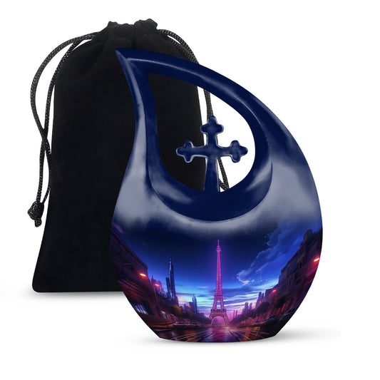 Affordable 10-inch Eiffel Tower urn 