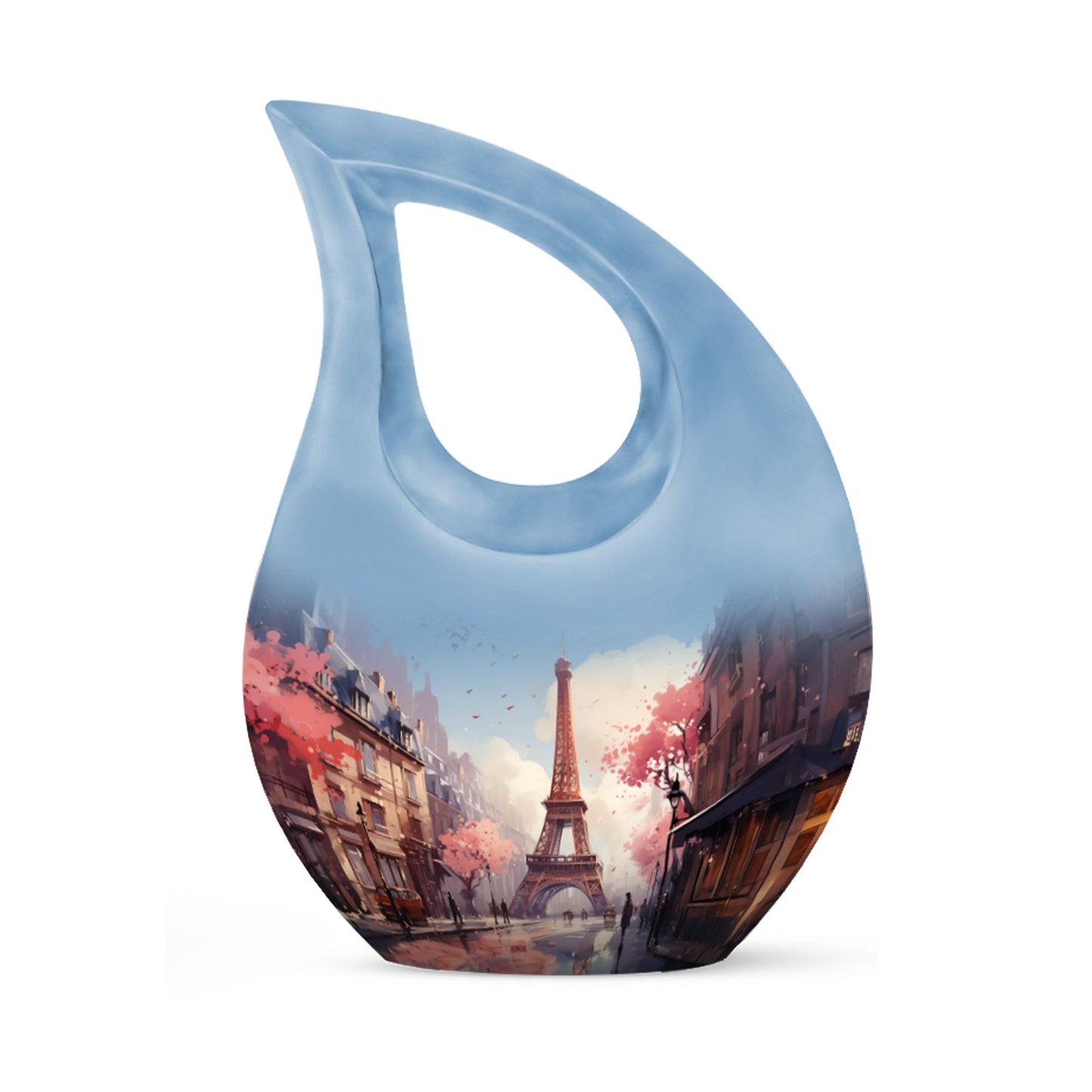 Unique 10-inch Eiffel Tower urn