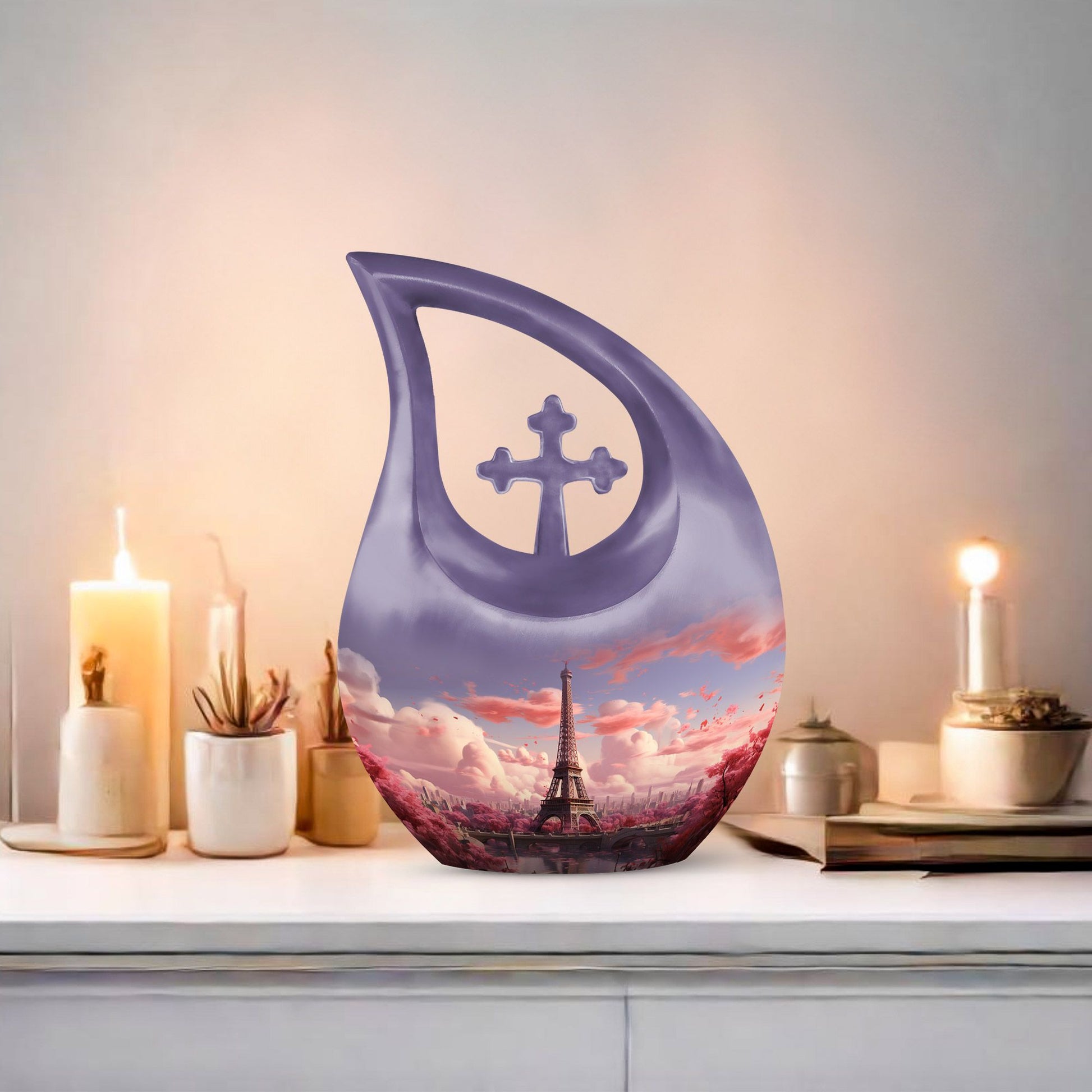 10-inch Eiffel Tower urn
