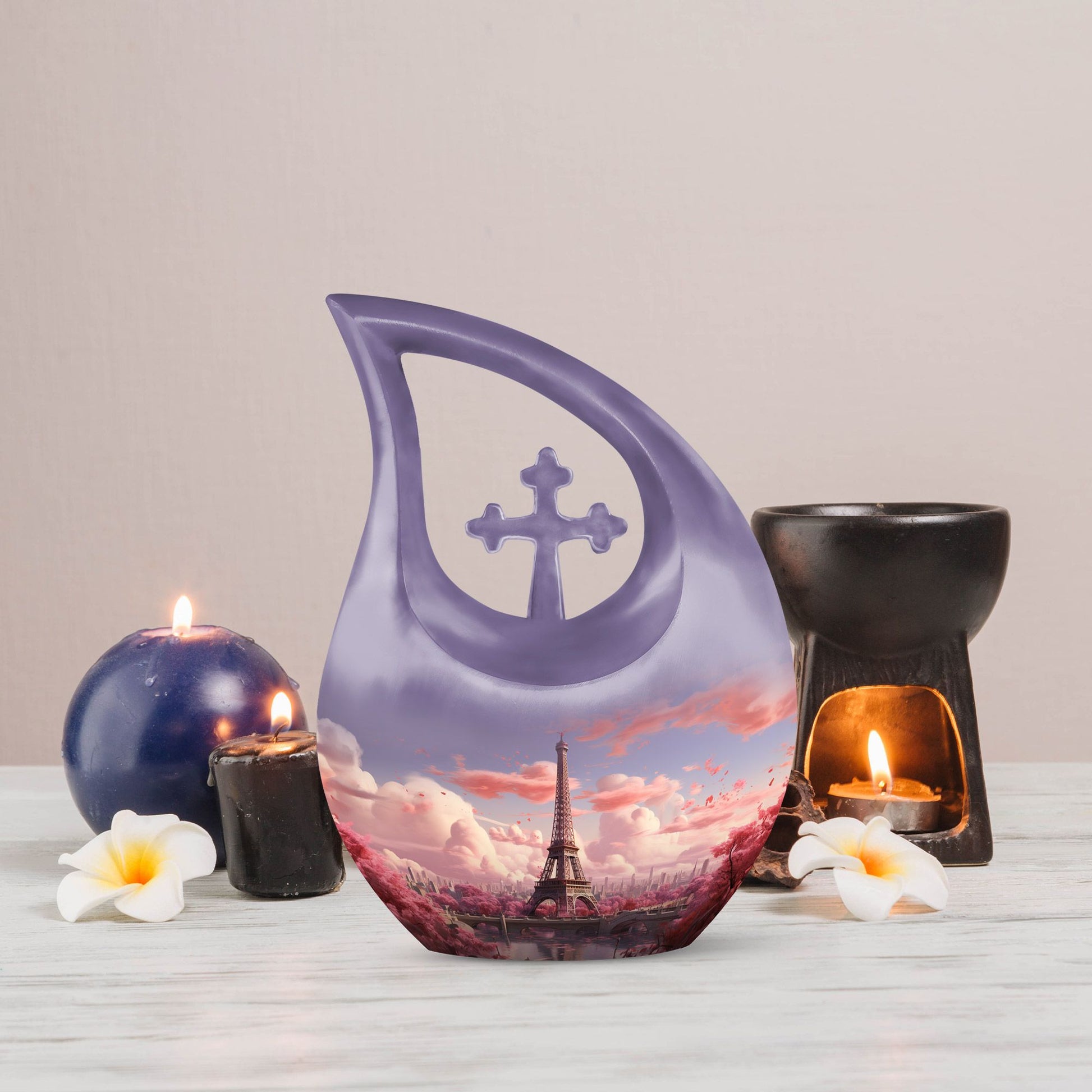 10-inch Eiffel Tower urn