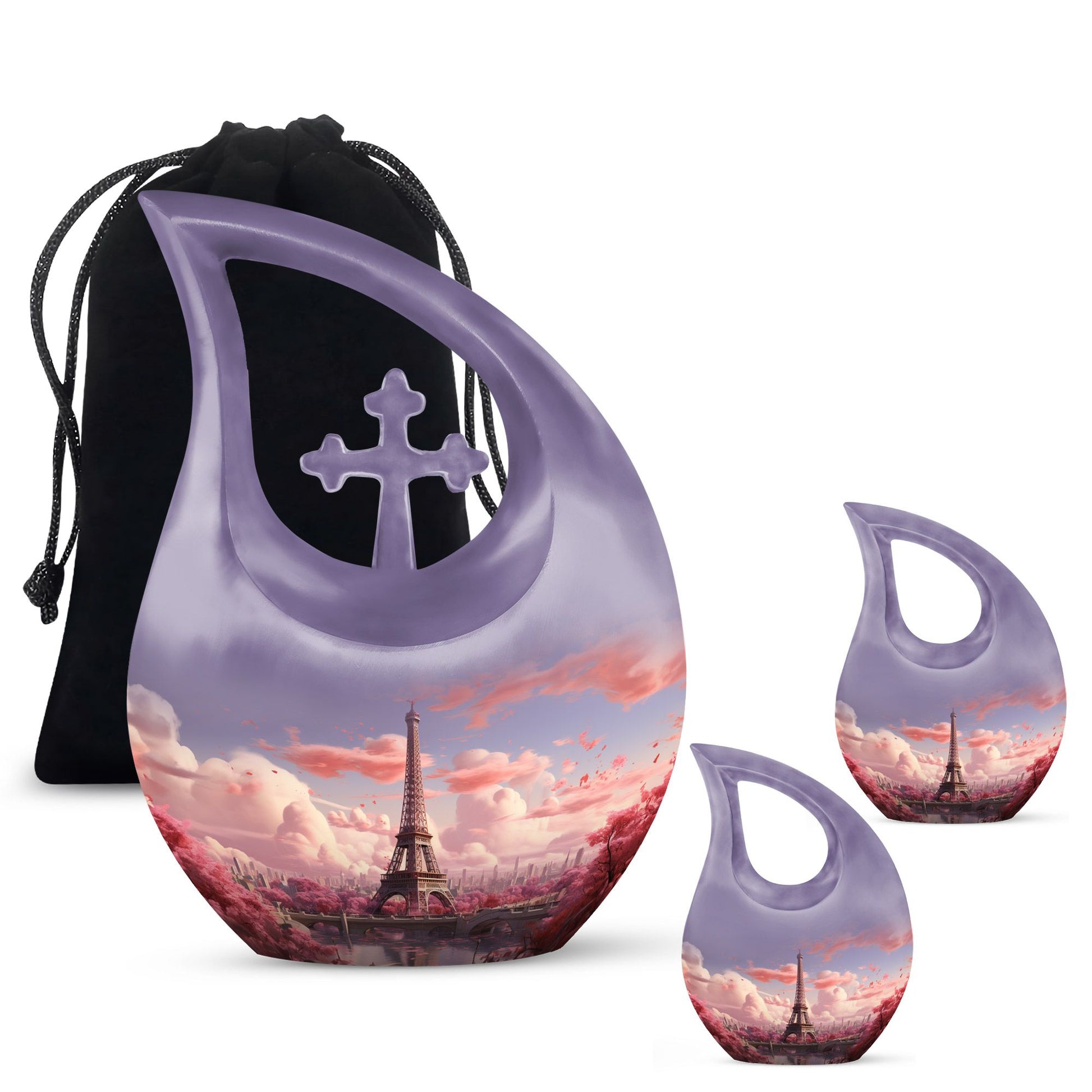 10-inch Eiffel Tower urn