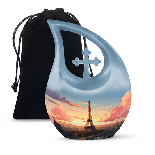 10 Inch Eiffel Tower Urn 