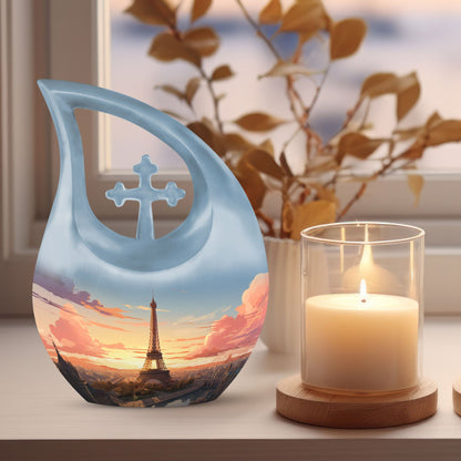 10 Inch Eiffel Tower Urn 