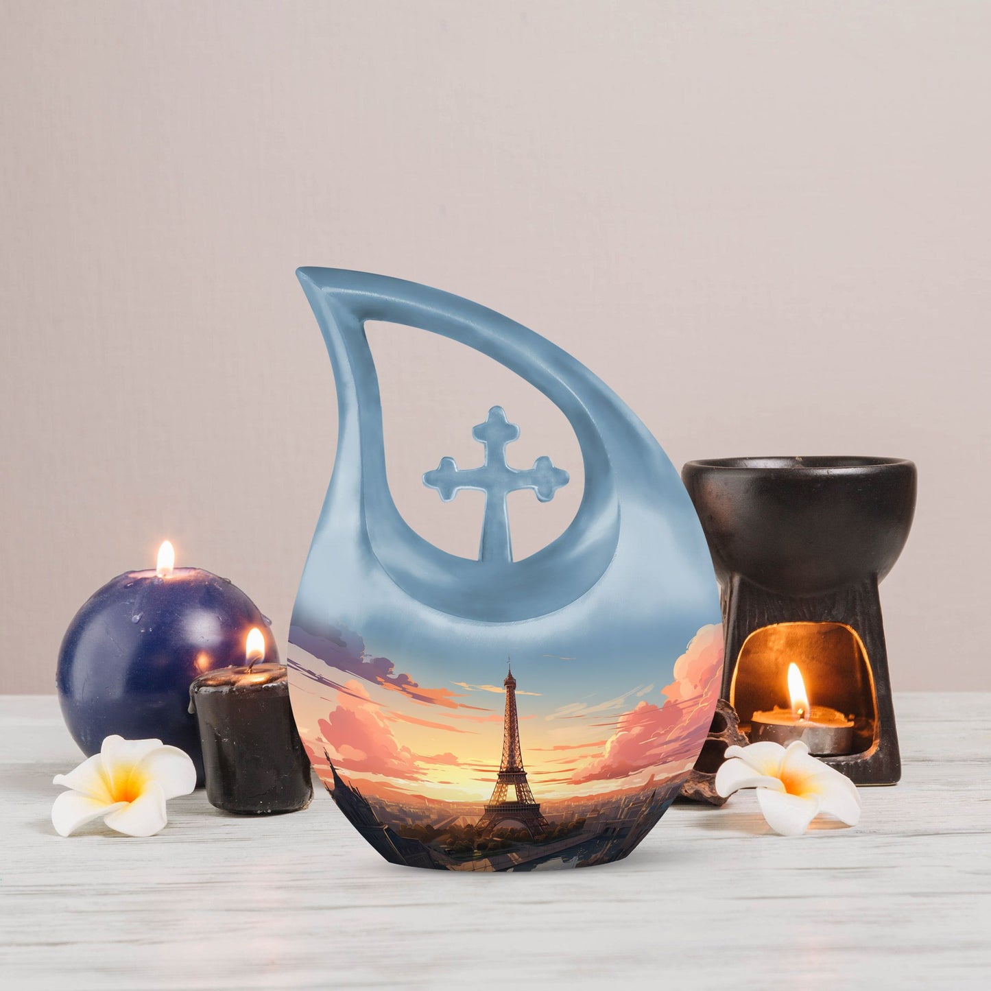 10 Inch Eiffel Tower Urn 