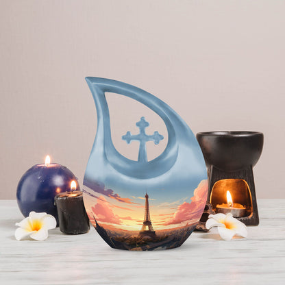 10 Inch Eiffel Tower Urn 