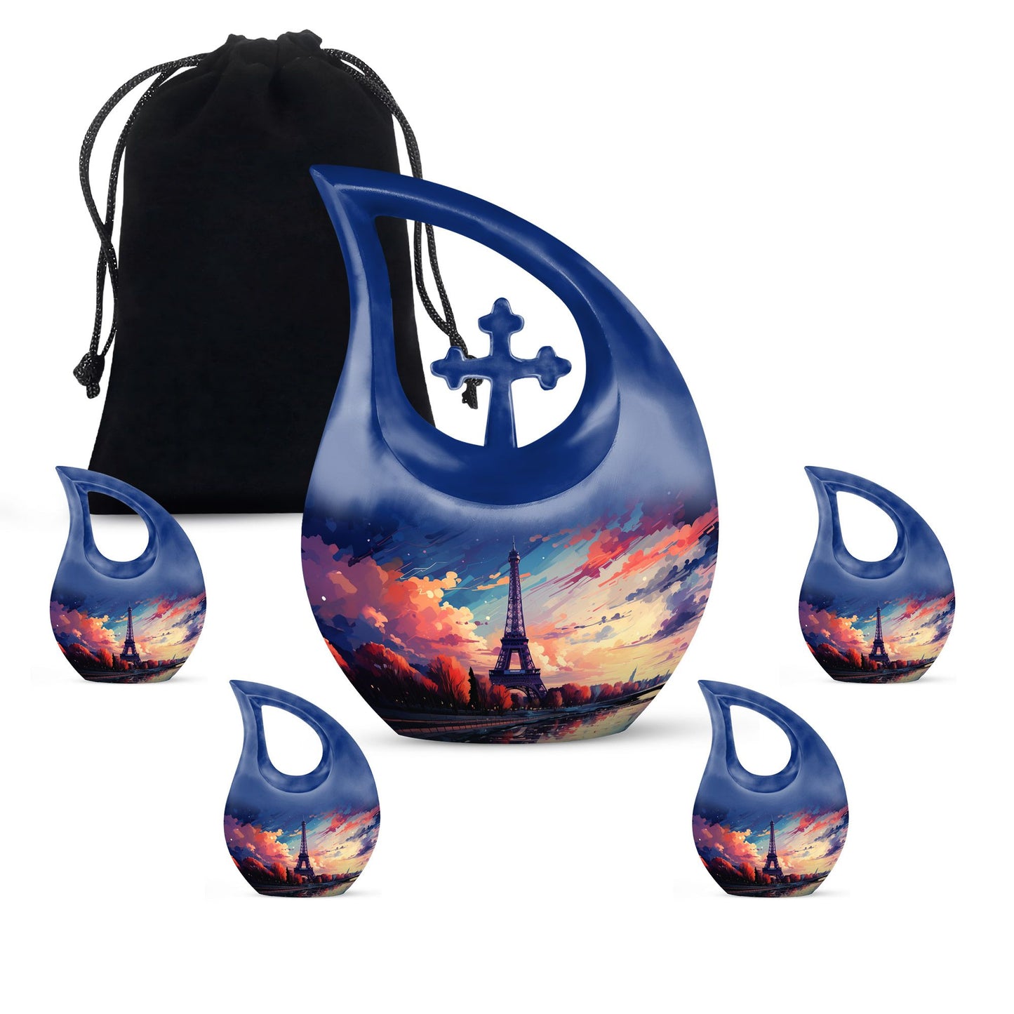 10-Inch Eiffel Tower Urn