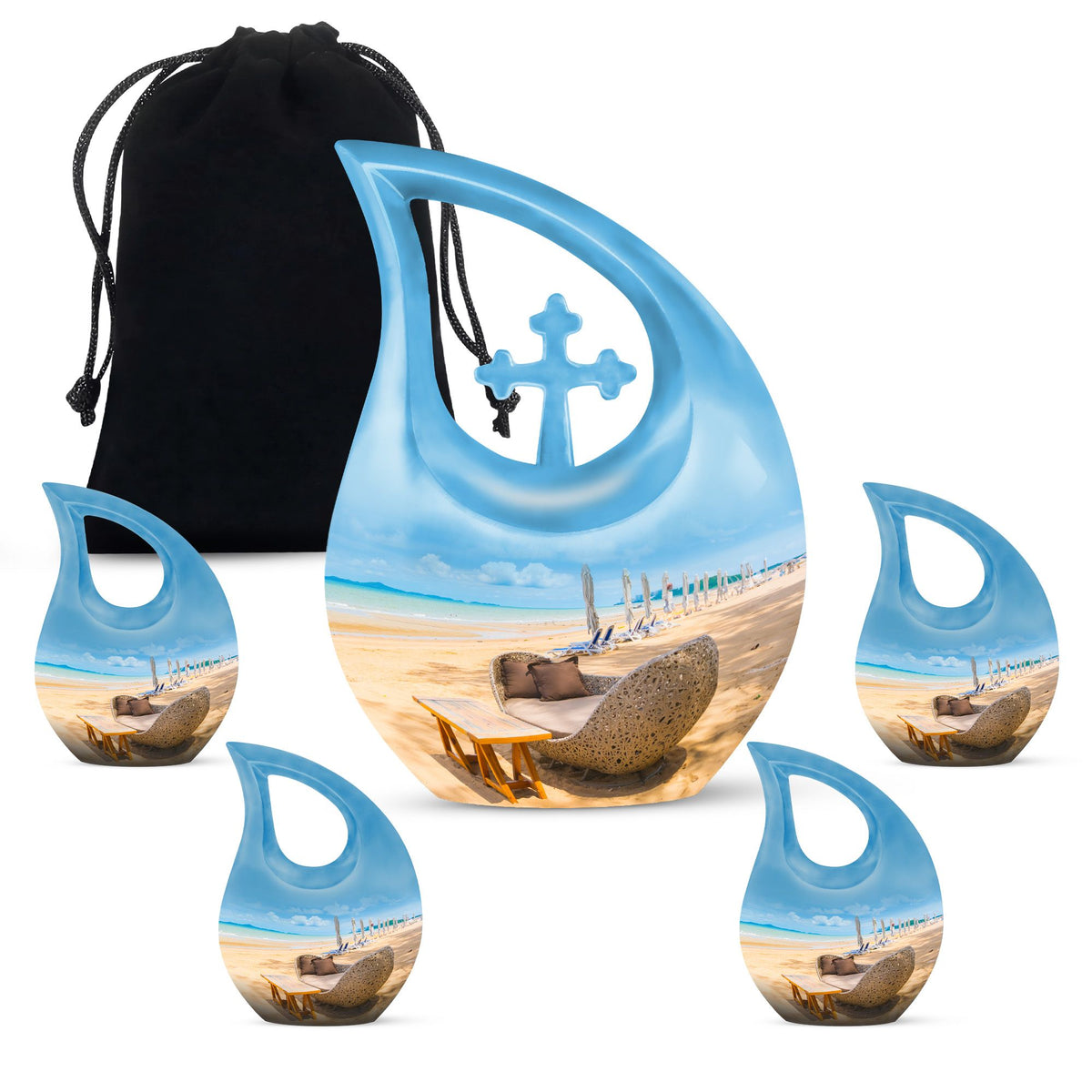 10-inch Goa Beach Urn 