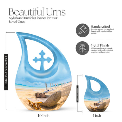 10-inch Goa Beach Urn 