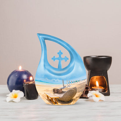 10-inch Goa Beach Urn 